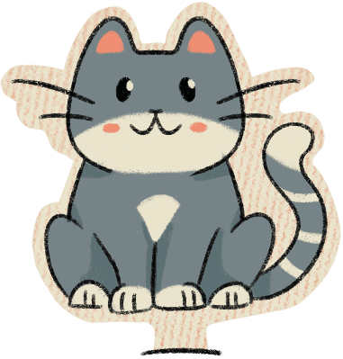 CatCha cat character artwork